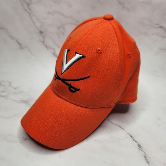 Top of the World Virginia Cavaliers Orange Baseball Hat Cap Fitted Adult S/M - Picture 1 of 7